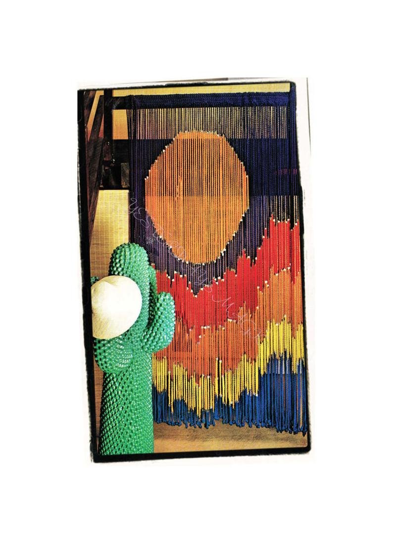 Crochet Door Curtain Pattern Instant Download Pdf Crochet Pattern To Make An African Sunset Etsy