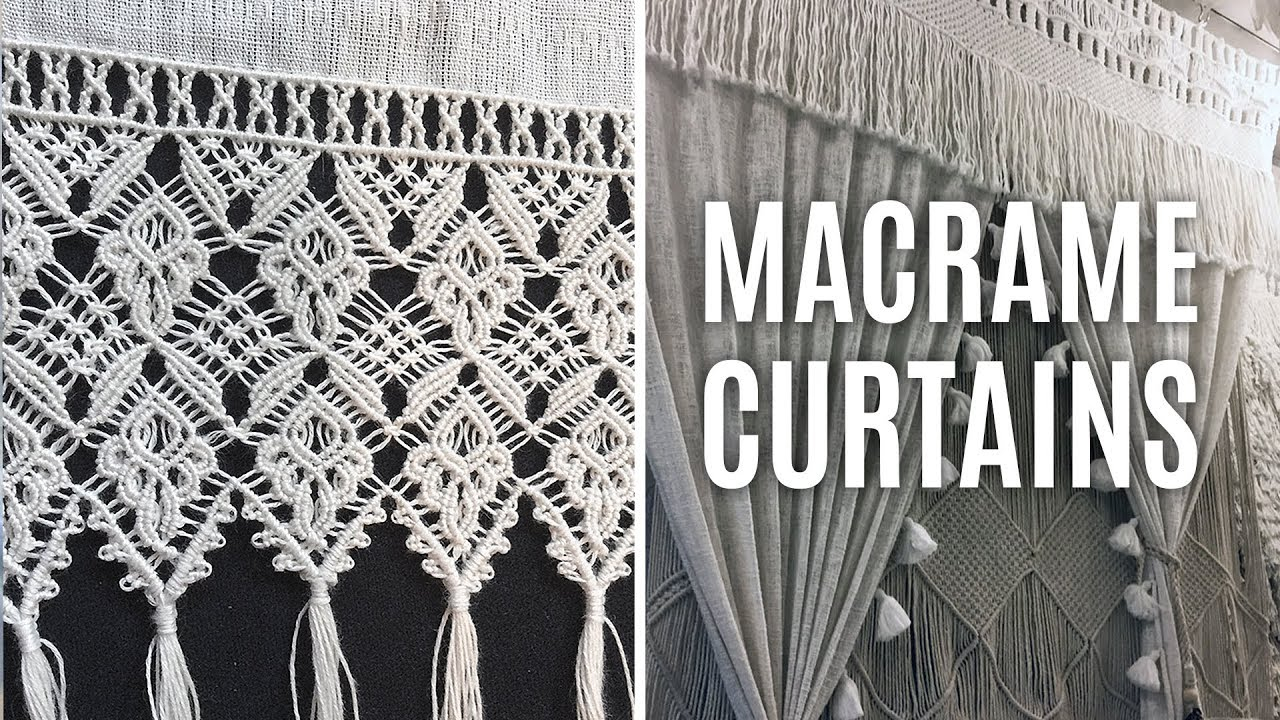 Crochet Door Curtain Pattern Macrame Curtains Youtube