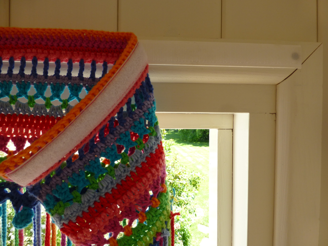 Crochet Door Curtain Pattern Mrs Thomasina Tittlemouse Crochet Fly Curtain