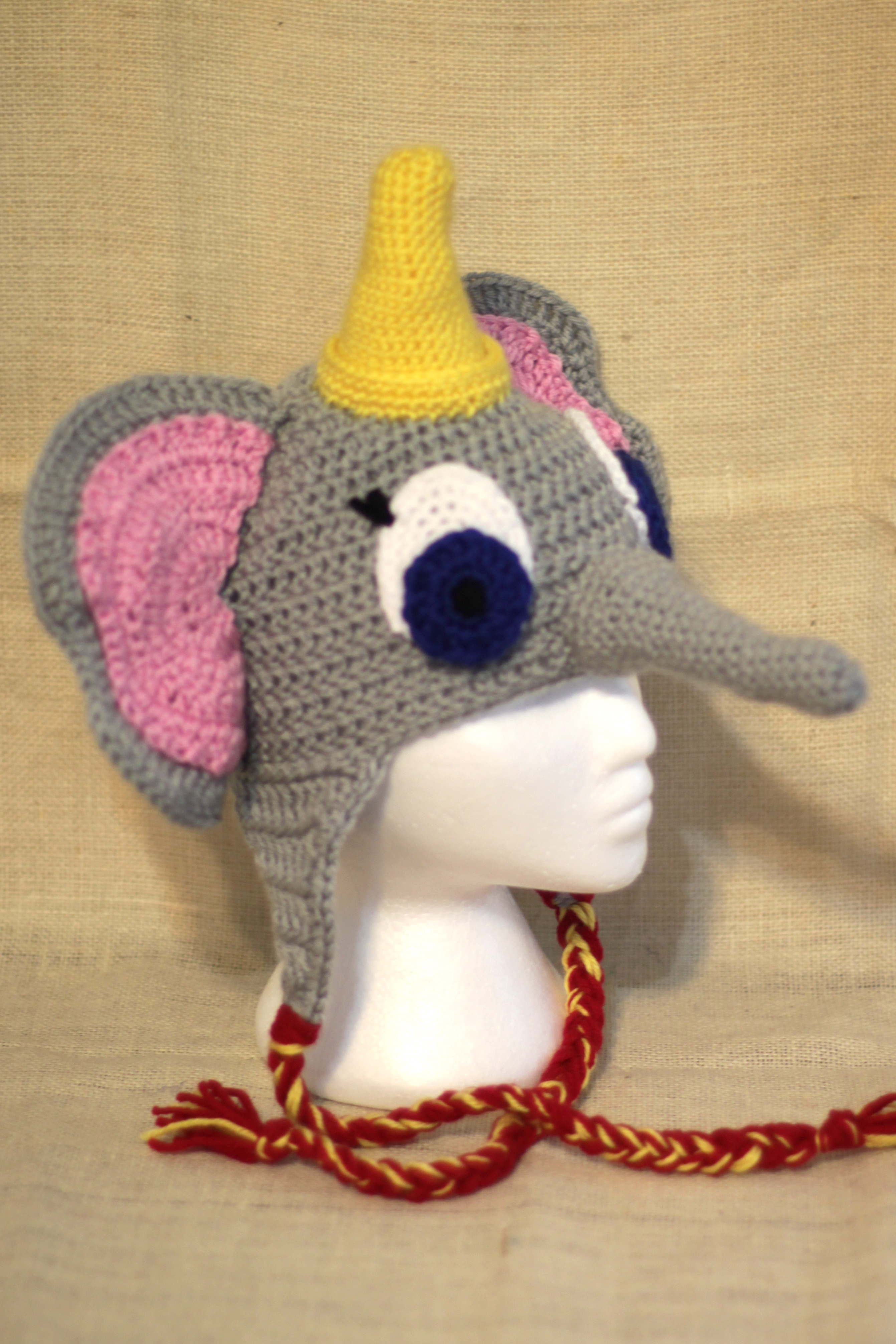 Crochet Dumbo Pattern Dumbo Bonnyknits