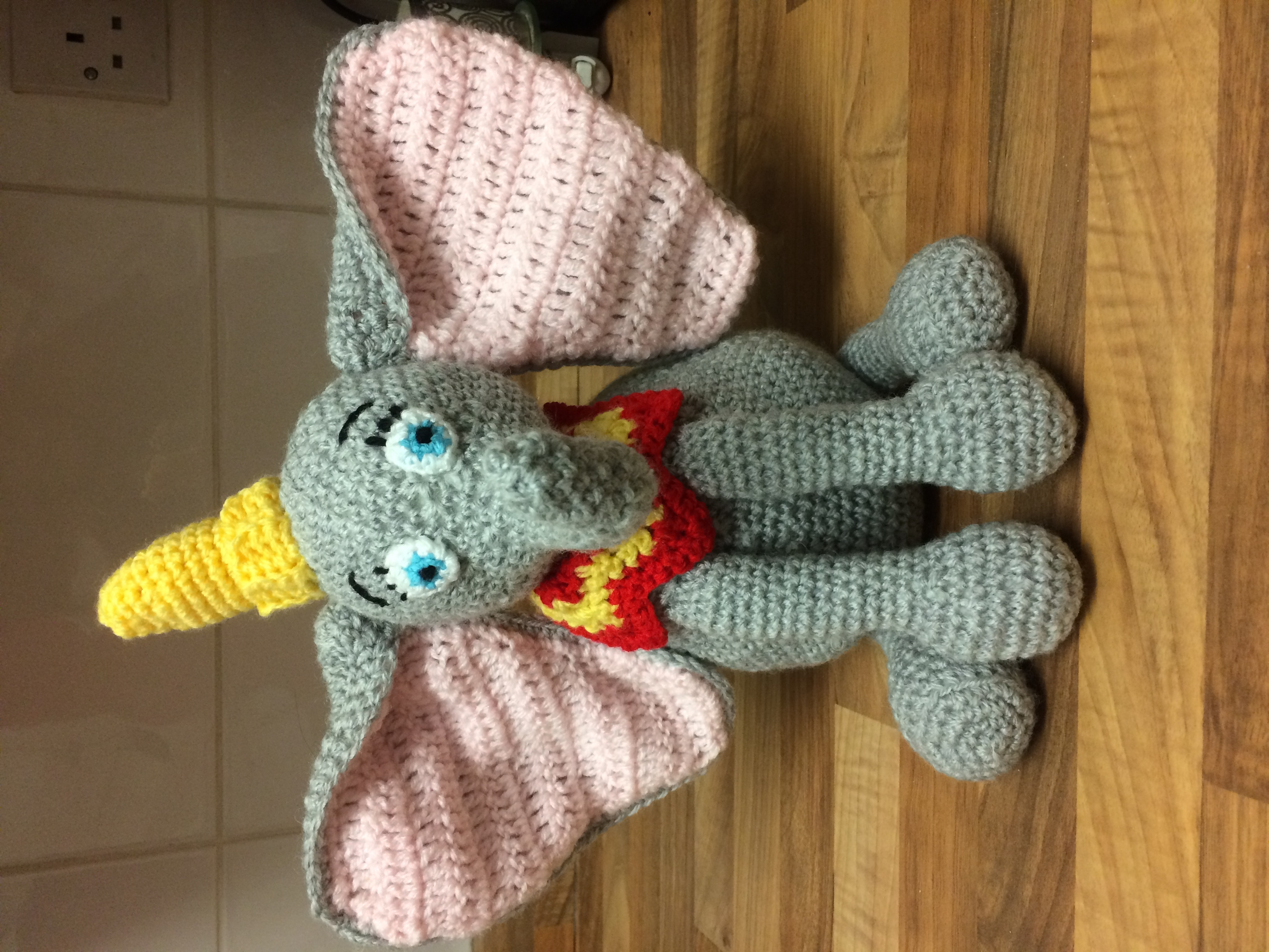 Crochet Dumbo Pattern Dumbo Crochet Project Karen Lovecrochet