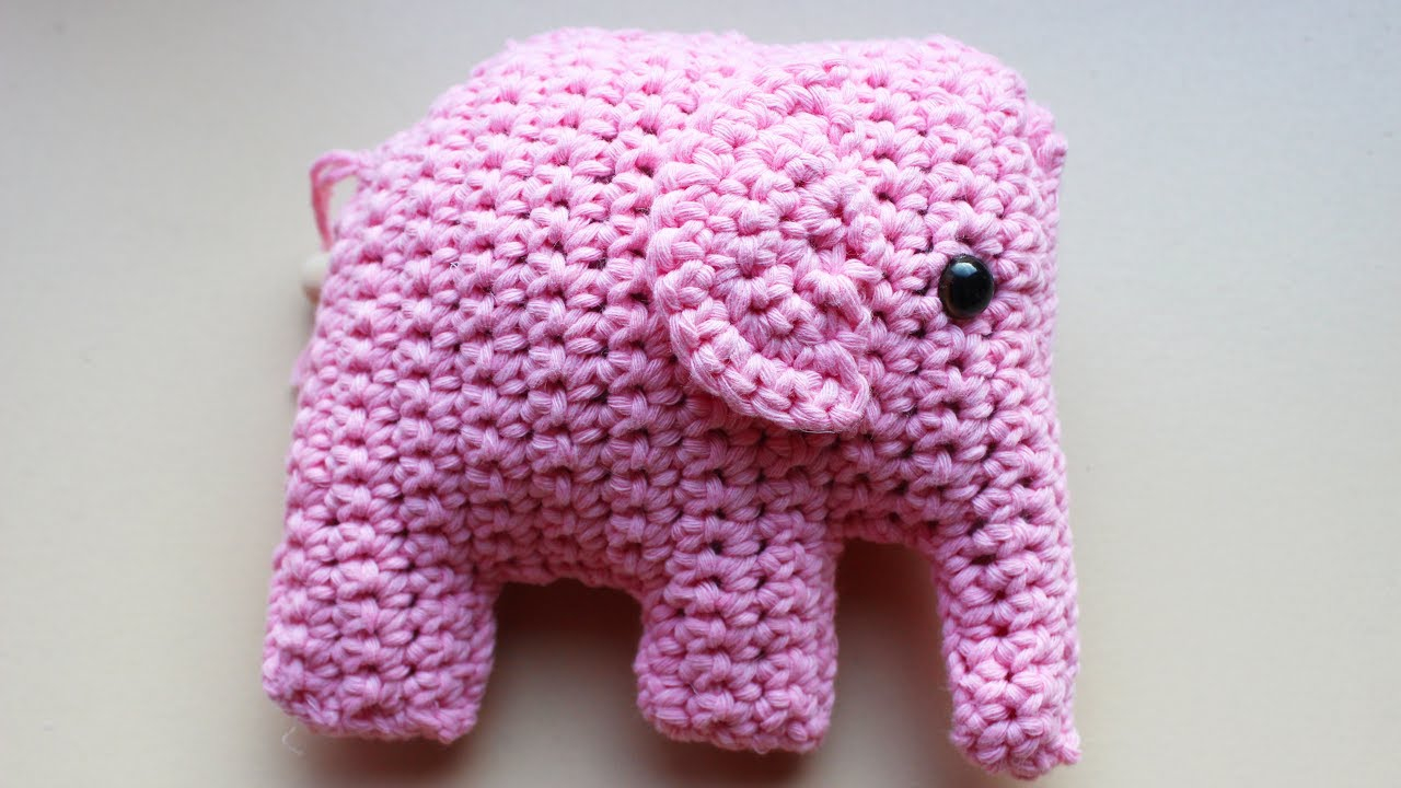 Crochet Elephant Pillow Pattern Crochet Elephant Amigurumi Youtube