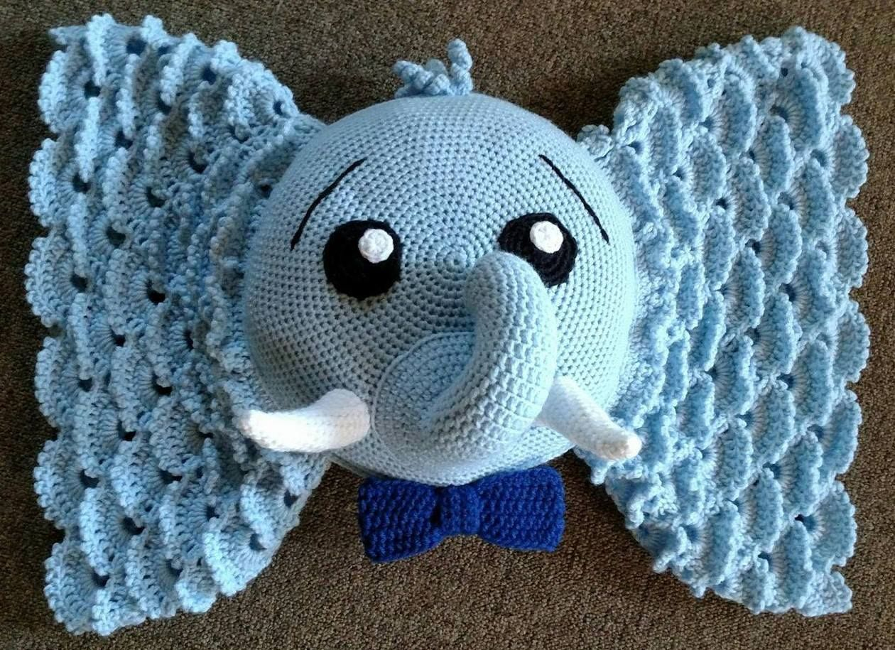 Crochet Elephant Pillow Pattern Pin Moriya Reed On Crochet Pinterest Crochet Crochet