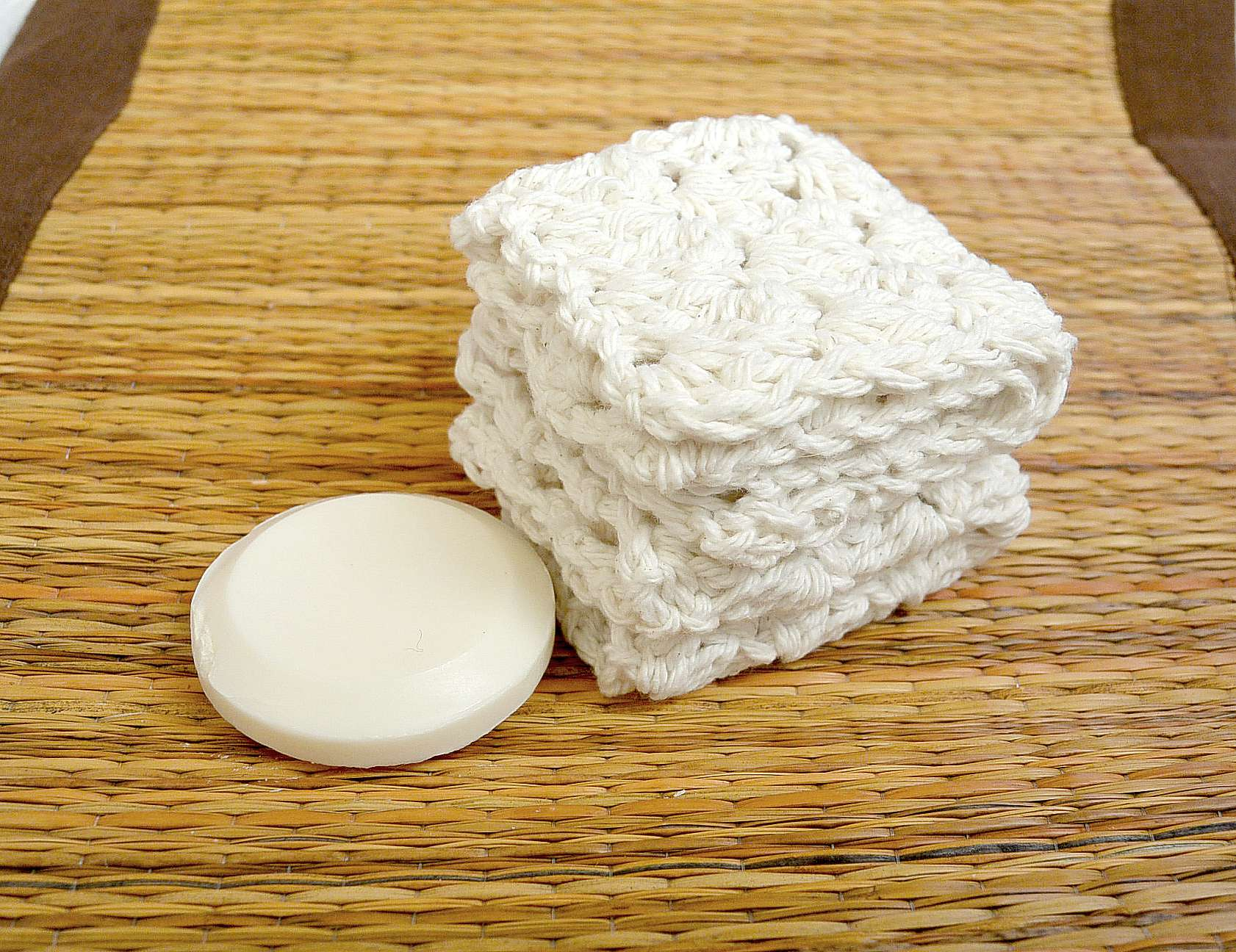 Crochet Face Washer Pattern Bath House Spa Crochet Washcloths Free Pattern Mama In A Stitch