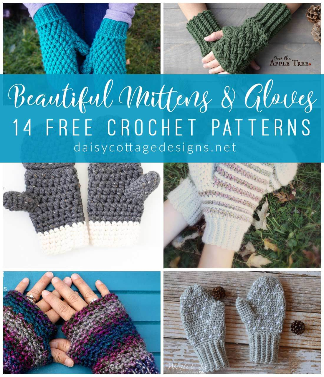 Crochet Fingerless Gloves Pattern Crochet Fingerless Gloves Mitten Crochet Patterns Daisy Cottage