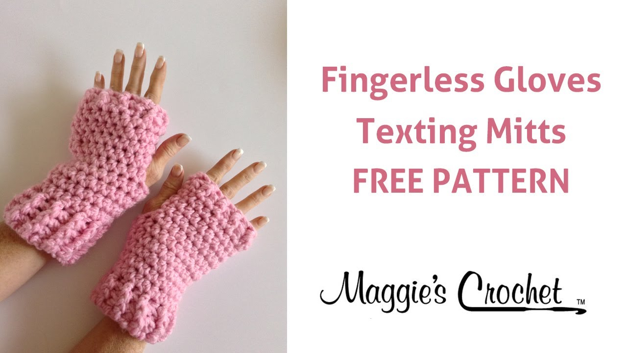 Crochet Fingerless Gloves Pattern Fingerless Gloves Texting Mitts Free Crochet Pattern Right Handed