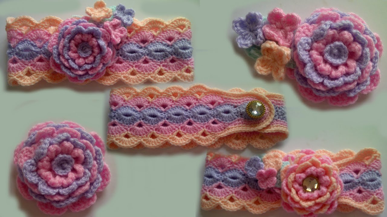 Crochet Flowers Pattern Crochet For Beginners Large Crochet Flower Pattern Part 2 Youtube