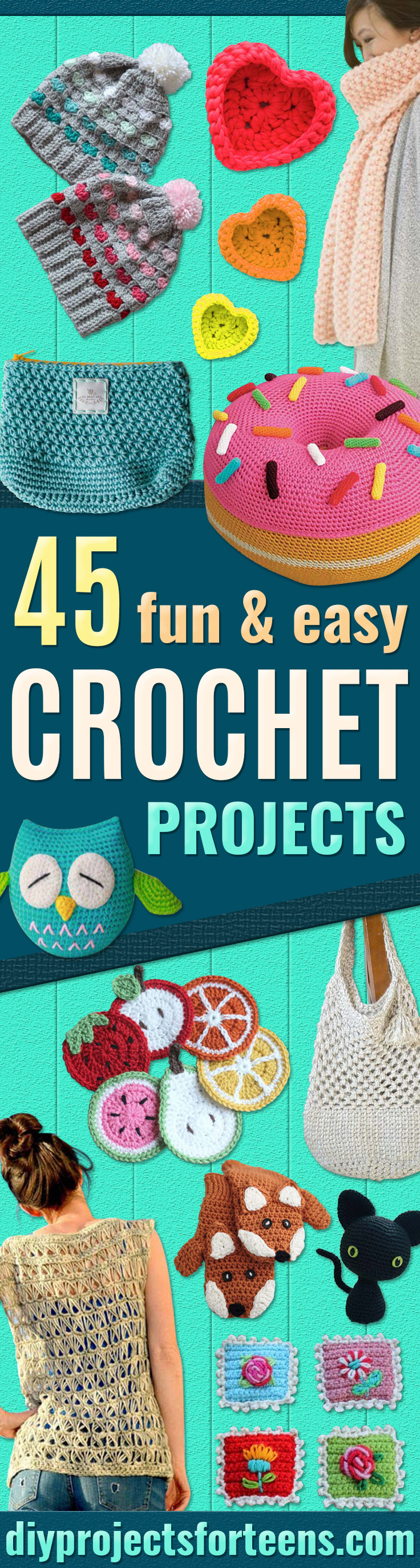 Crochet For Beginners Patterns Free 45 Fun And Easy Crochet Projects