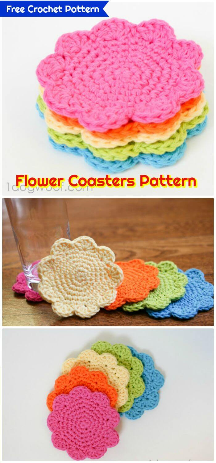 Crochet For Beginners Patterns Free 70 Easy Free Crochet Coaster Patterns For Beginners Diy Crafts