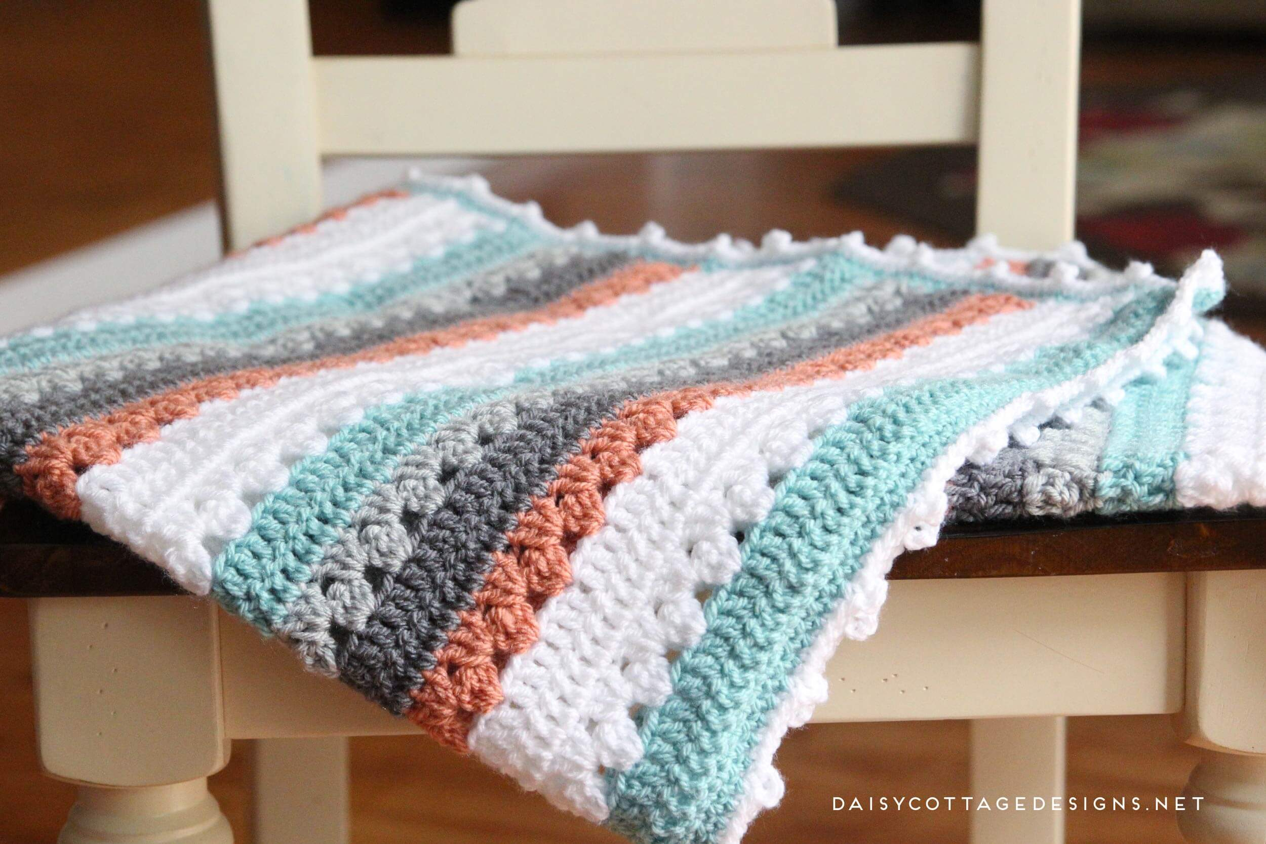 Crochet For Beginners Patterns Free Crochet Blanket Pattern A Quick Simple Pattern Daisy Cottage