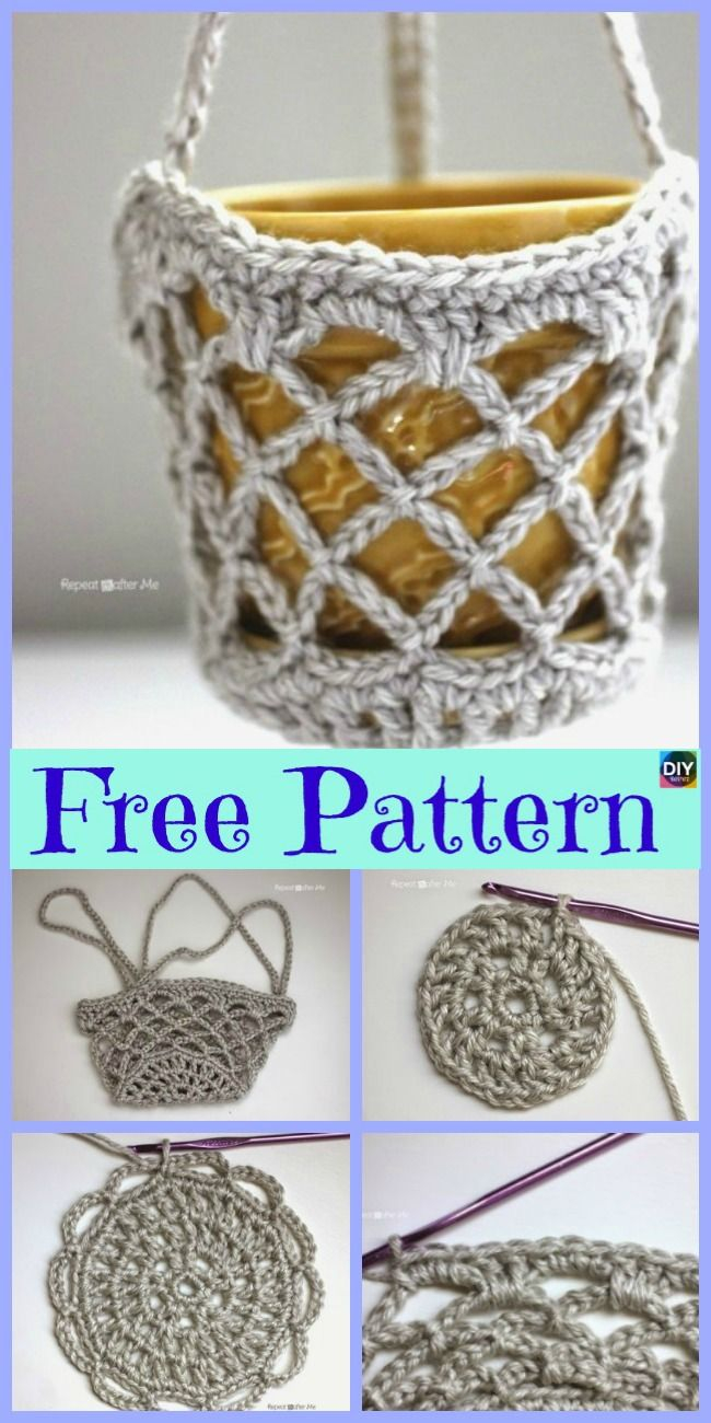 Crochet Fruit Basket Pattern 15 Useful Crochet Hanging Basket Free Patterns Dobozok Trolk