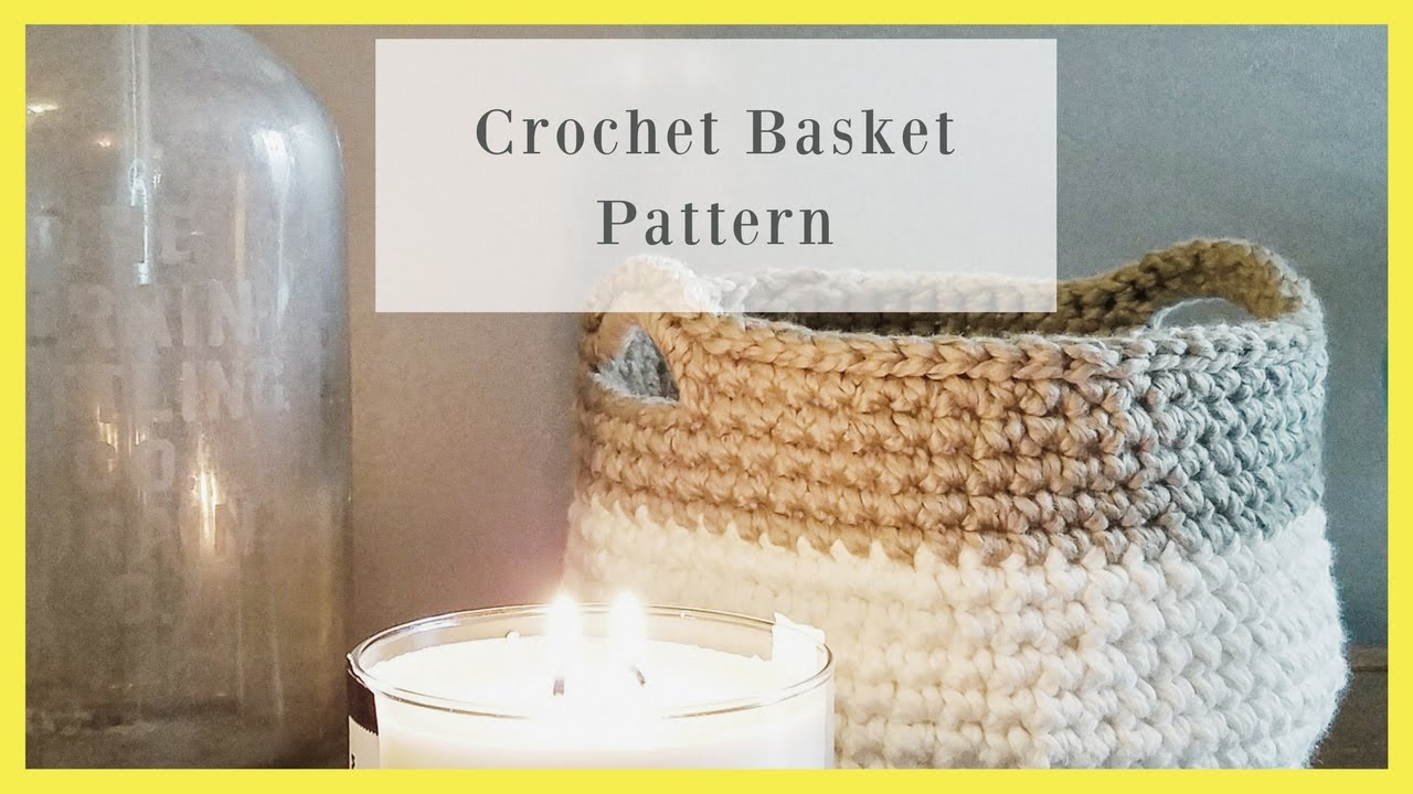 Crochet Fruit Basket Pattern Crochet Basket Bowl Free Pattern Youtube