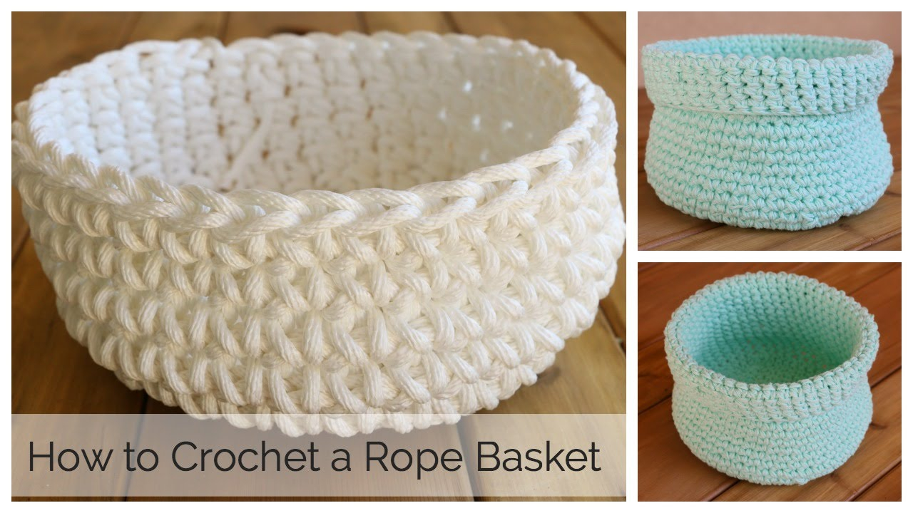 Crochet Fruit Basket Pattern How To Crochet A Basket Youtube