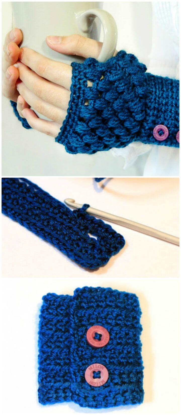 Crochet Gloves Pattern With Fingers 54 Free Crochet Fingerless Gloves Pattern For Beginners Diy Crafts