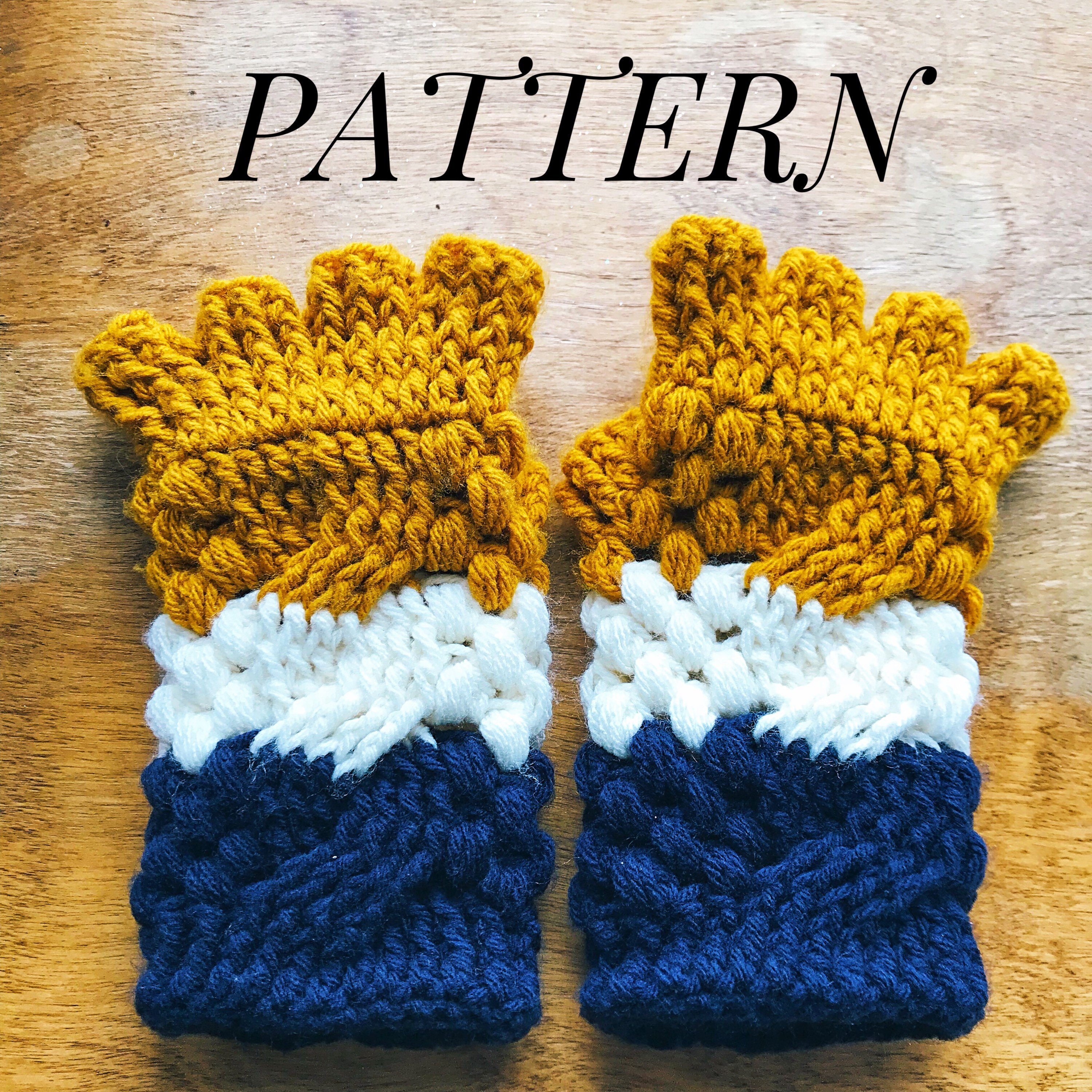 Crochet Gloves Pattern With Fingers Half The Fingers Gloves Pattern Crochet Gloves Pattern Etsy