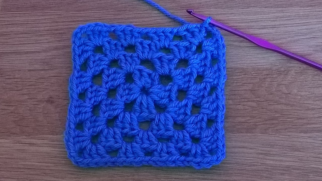 Crochet Granny Square Pattern Basic Granny Square Crochet Tutorial For Beginners Youtube