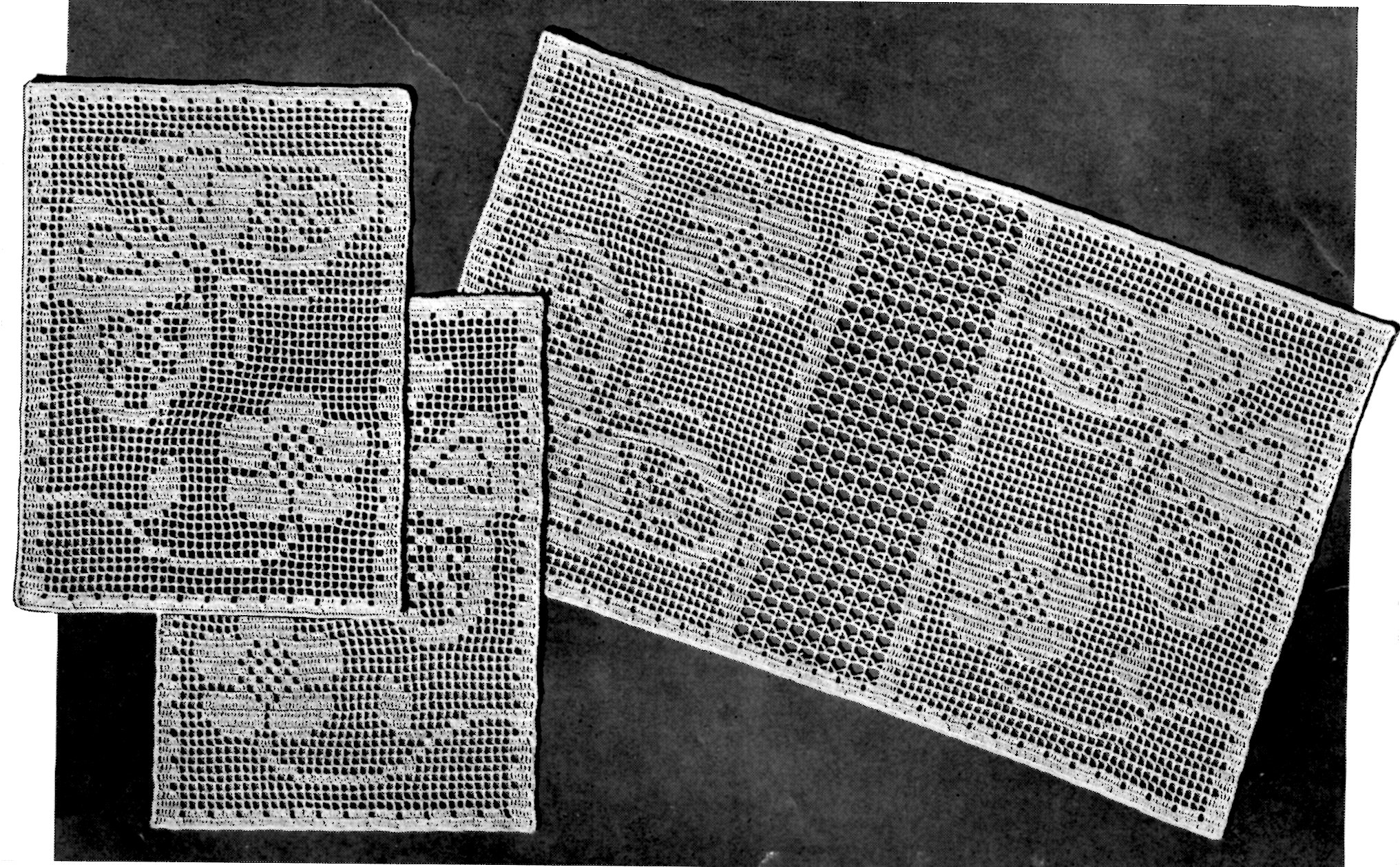 Crochet Graph Patterns Filet Crochet Pattern And Chart Butterflies In The Garden