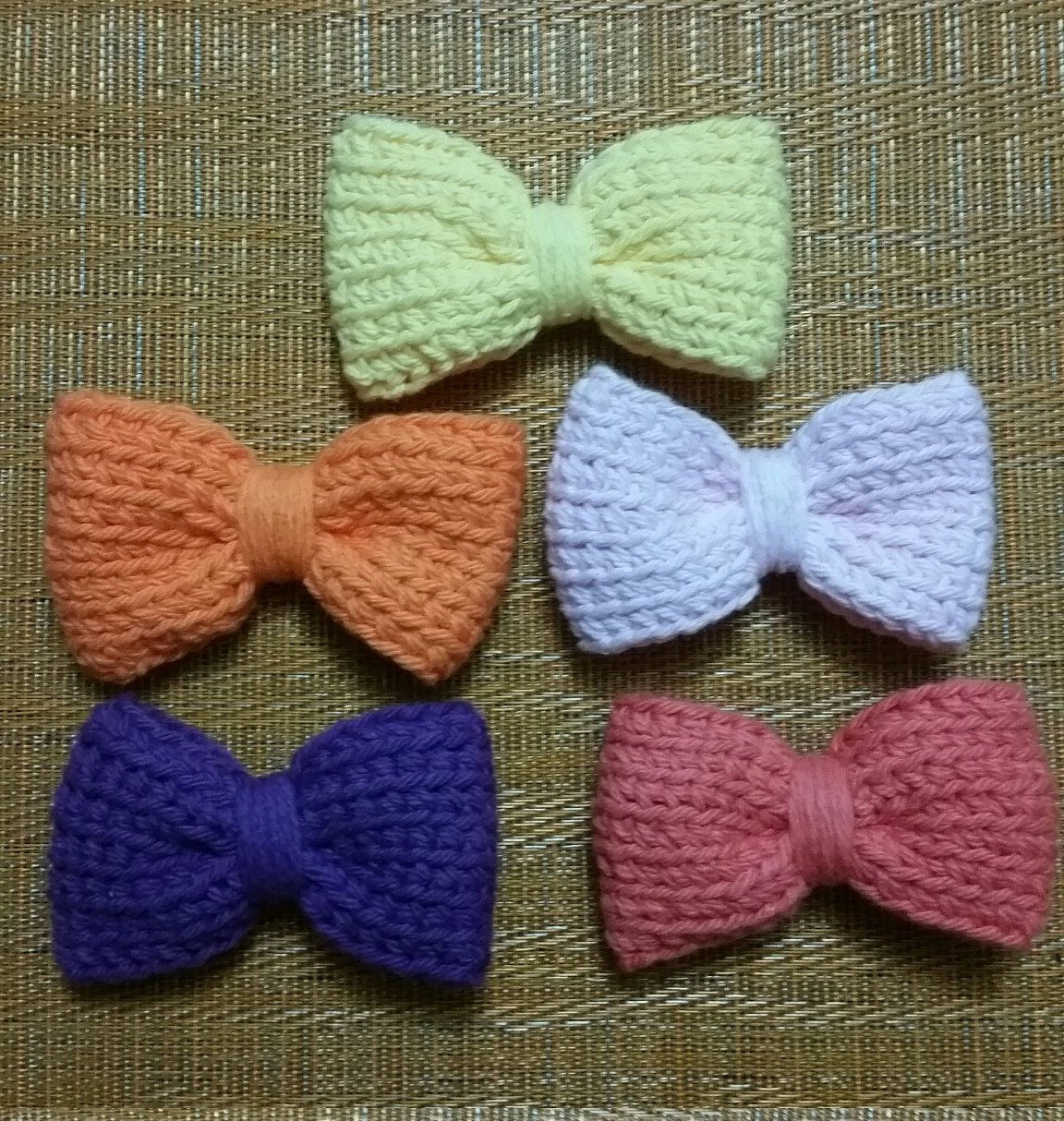 Crochet Hair Clip Patterns Free Crochet Hair Bows Hair Clips Crochet Pins And Barrettes For Etsy