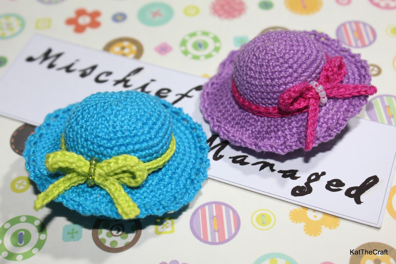 Crochet Hair Clip Patterns Free So Many Things To Do So Little Time Crochet Mini Hat Hairclip