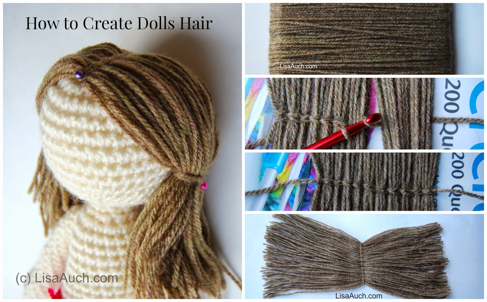 Crochet Hair Patterns Free Crochet Patterns And Designs Lisaauch How To Crochet Dolls