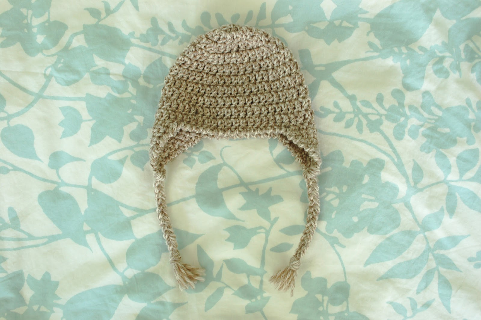 Crochet Hat With Ears Pattern Alli Crafts Free Pattern Ba Earflap Hat 3 Months