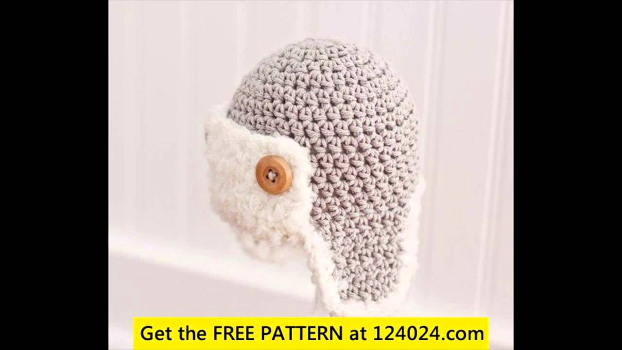 Crochet Hat With Ears Pattern Free Crochet Patterns Ba Hats With Ear Flaps Youtube