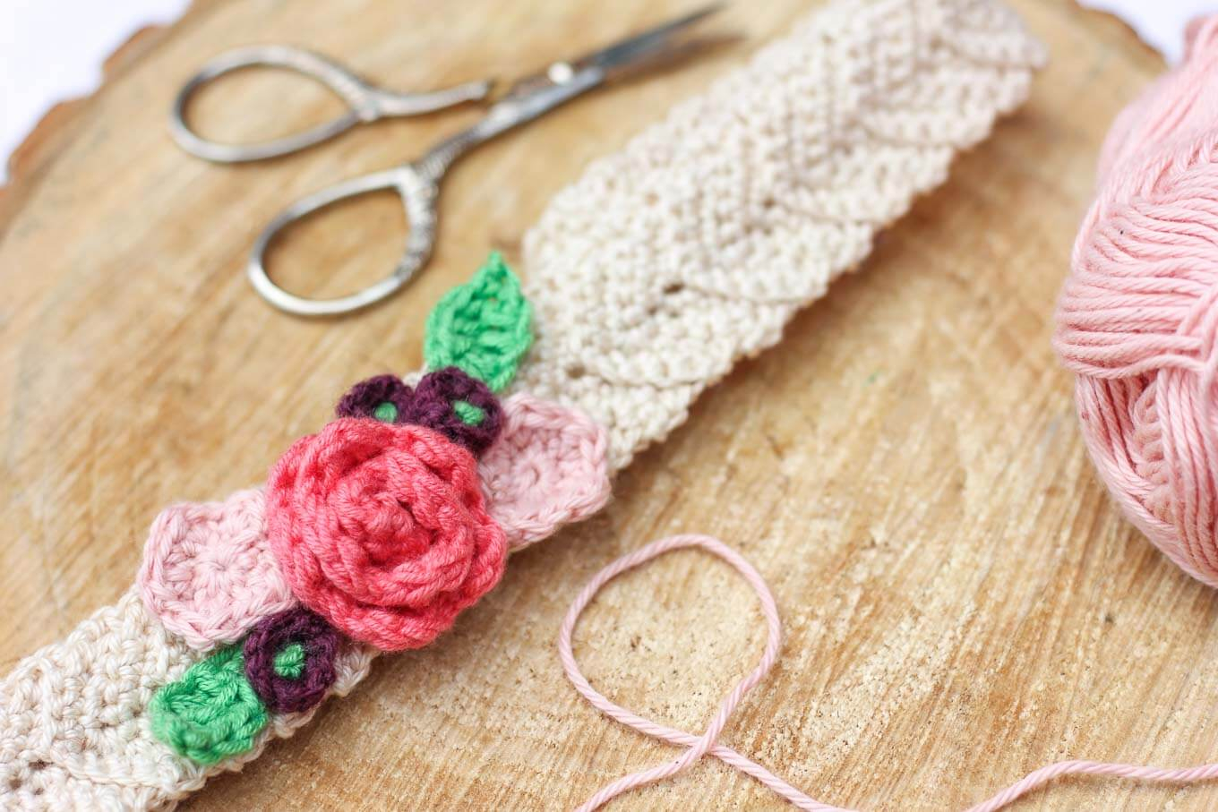 Crochet Headband With Flower Pattern Free Crochet Flower Headband Pattern Ba Toddler Adult