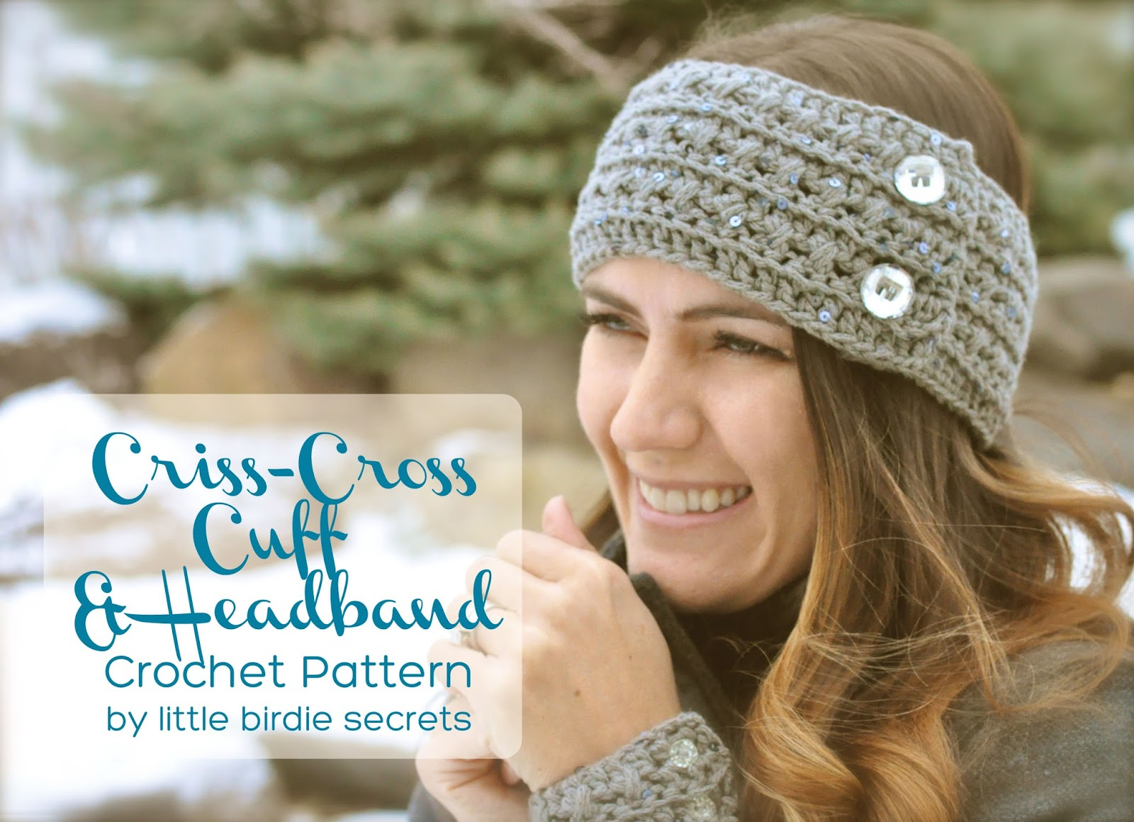 Crochet Headband With Flower Pattern Free Crochet Headband And Cuff Pattern Little Birdie Secrets