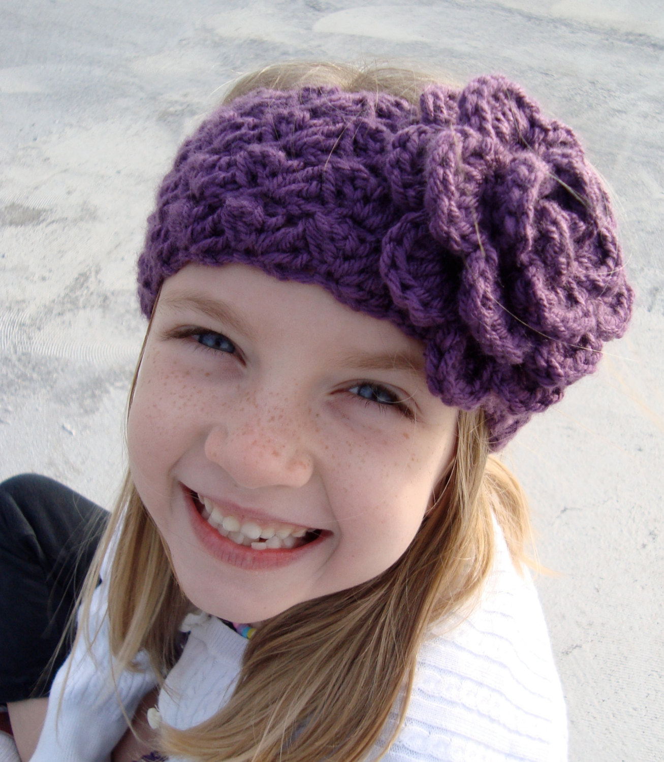 Crochet Headband With Flower Pattern Girls Crochet Headbands For All Crochet And Knitting Patterns 2019