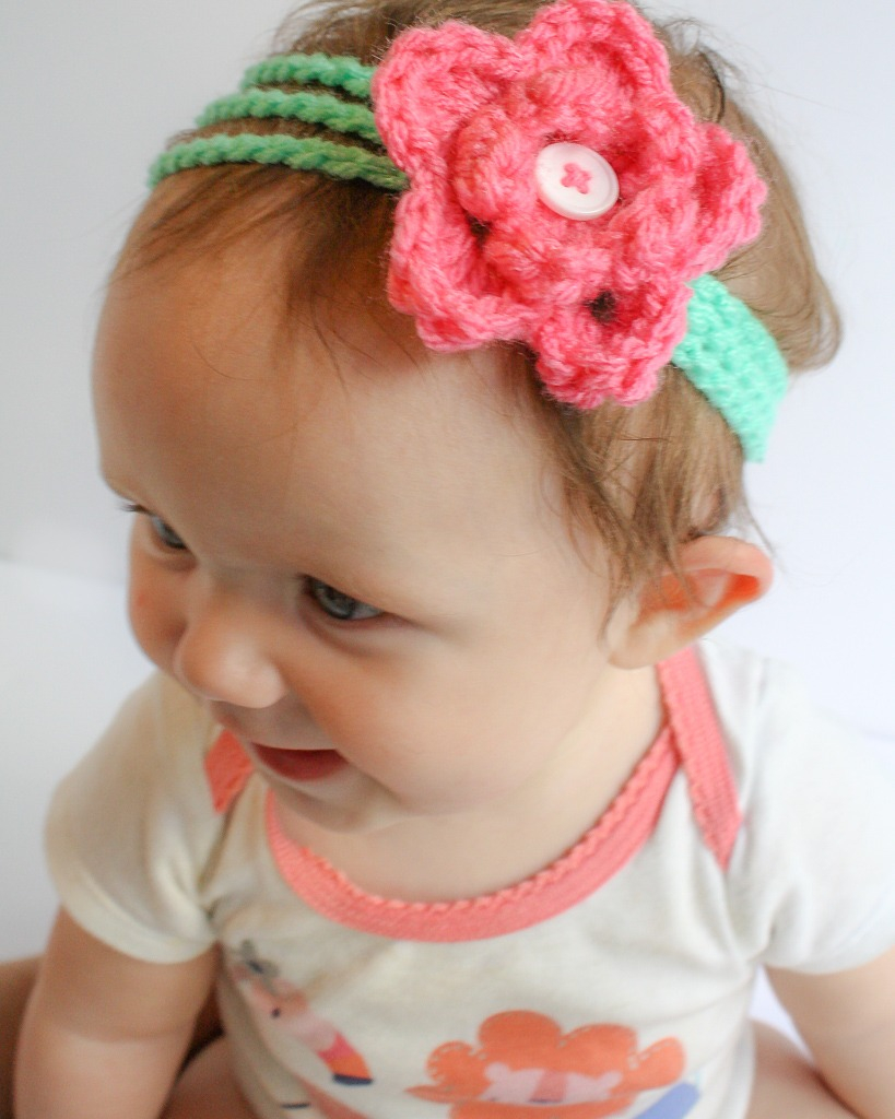 Crochet Headband With Flower Pattern Roseys Headband Free Crochet Pattern Winding Road Crochet