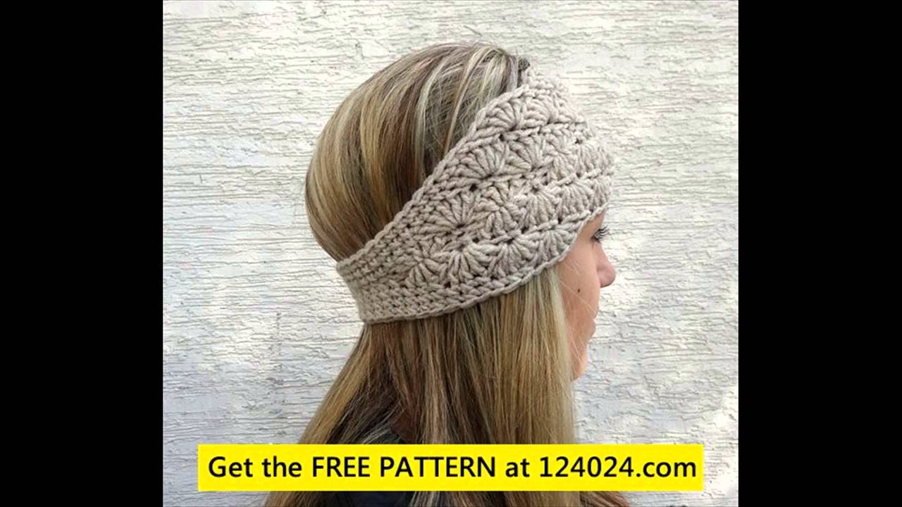 Crochet Headbands Ear Warmers Patterns Free Crochet Ear Warmer Headband With Flower Pattern Youtube