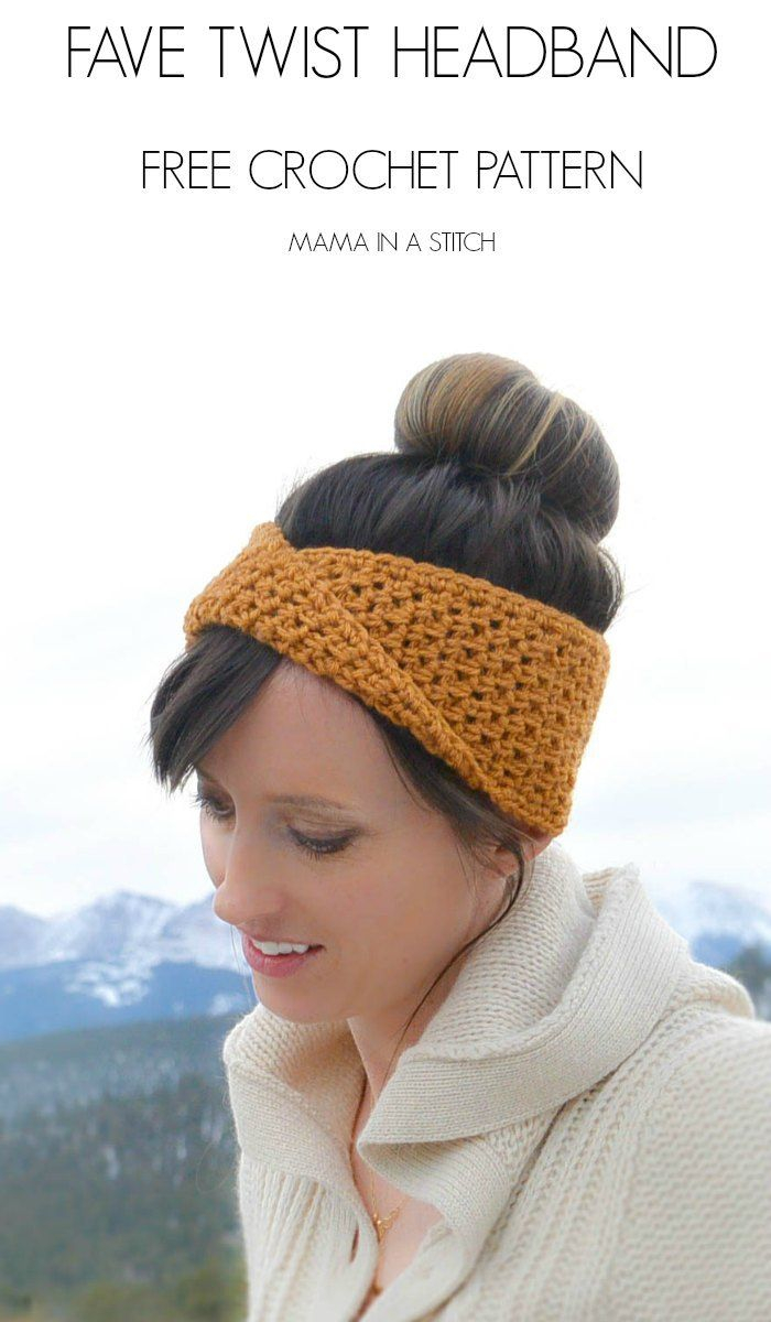 Crochet Headbands Ear Warmers Patterns Free Fave Twist Crochet Headband Free Pattern Super Easy Ear Warmers
