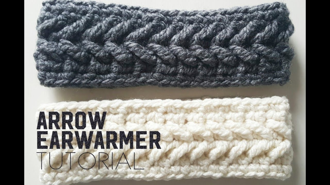 Crochet Headbands Ear Warmers Patterns Free How To Crochet The Arrow Earwarmer Arrow Earwarmer Crochet