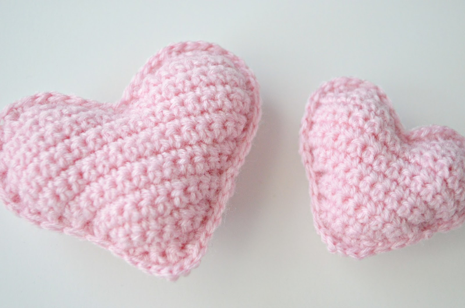 Crochet Heart Pattern Crochet Stuffed Hearts