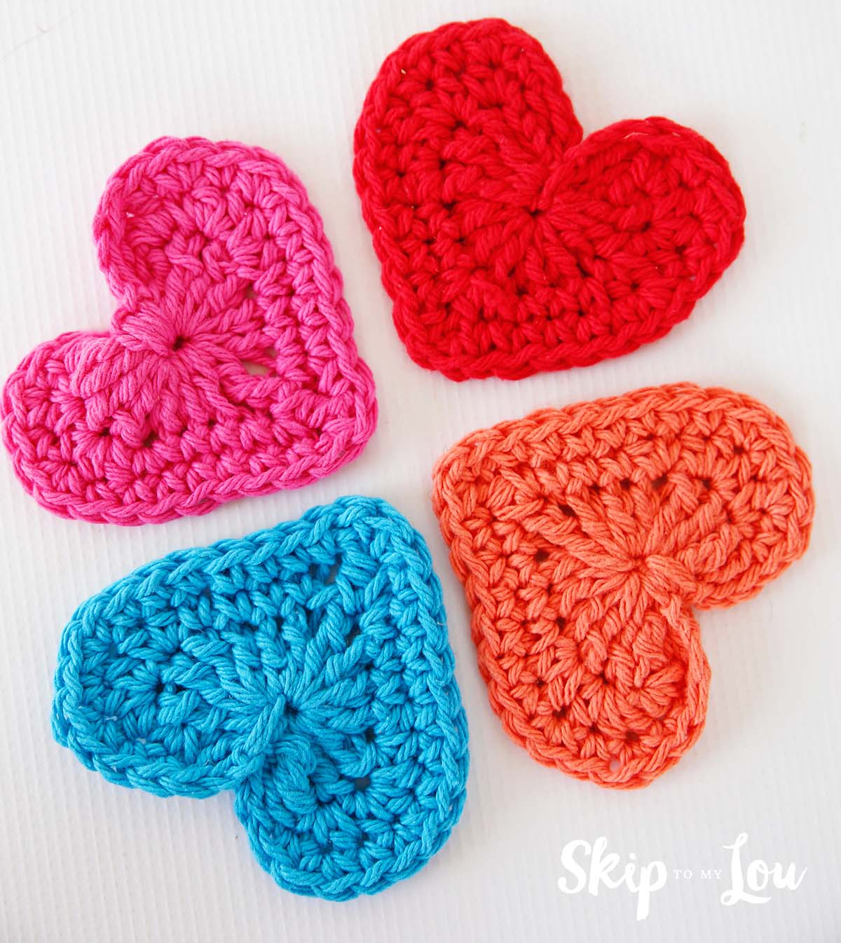 Crochet Heart Pattern Easy Crochet Heart Garland Pattern Skip To My Lou