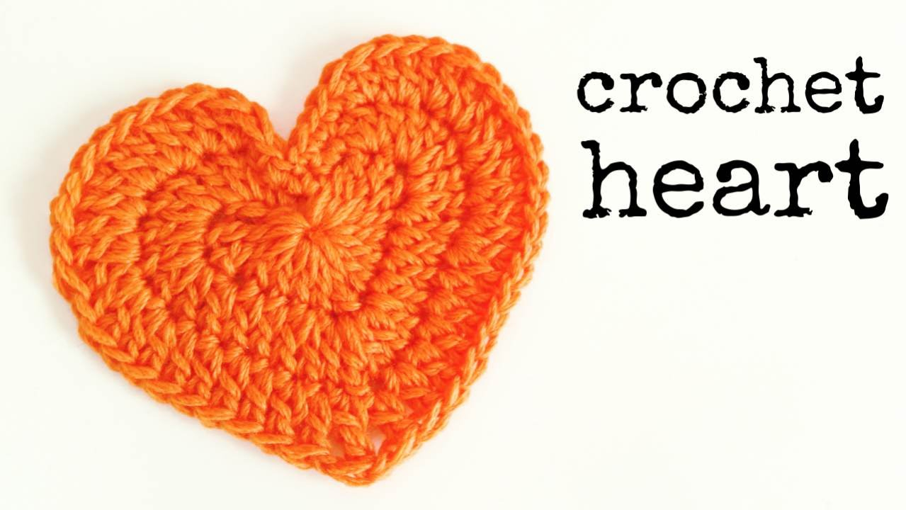 Crochet Heart Pattern How To Crochet A Heart Medium Size Crochet Lovers Youtube