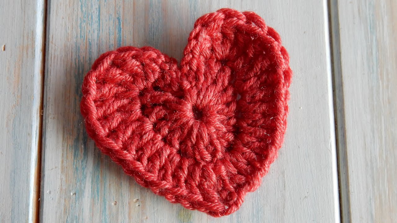 Crochet Heart Pattern How To Crochet A Heart Youtube