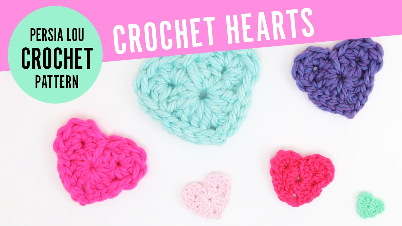 Crochet Heart Patterns How To Crochet Hearts Free Crochet Heart Pattern Youtube