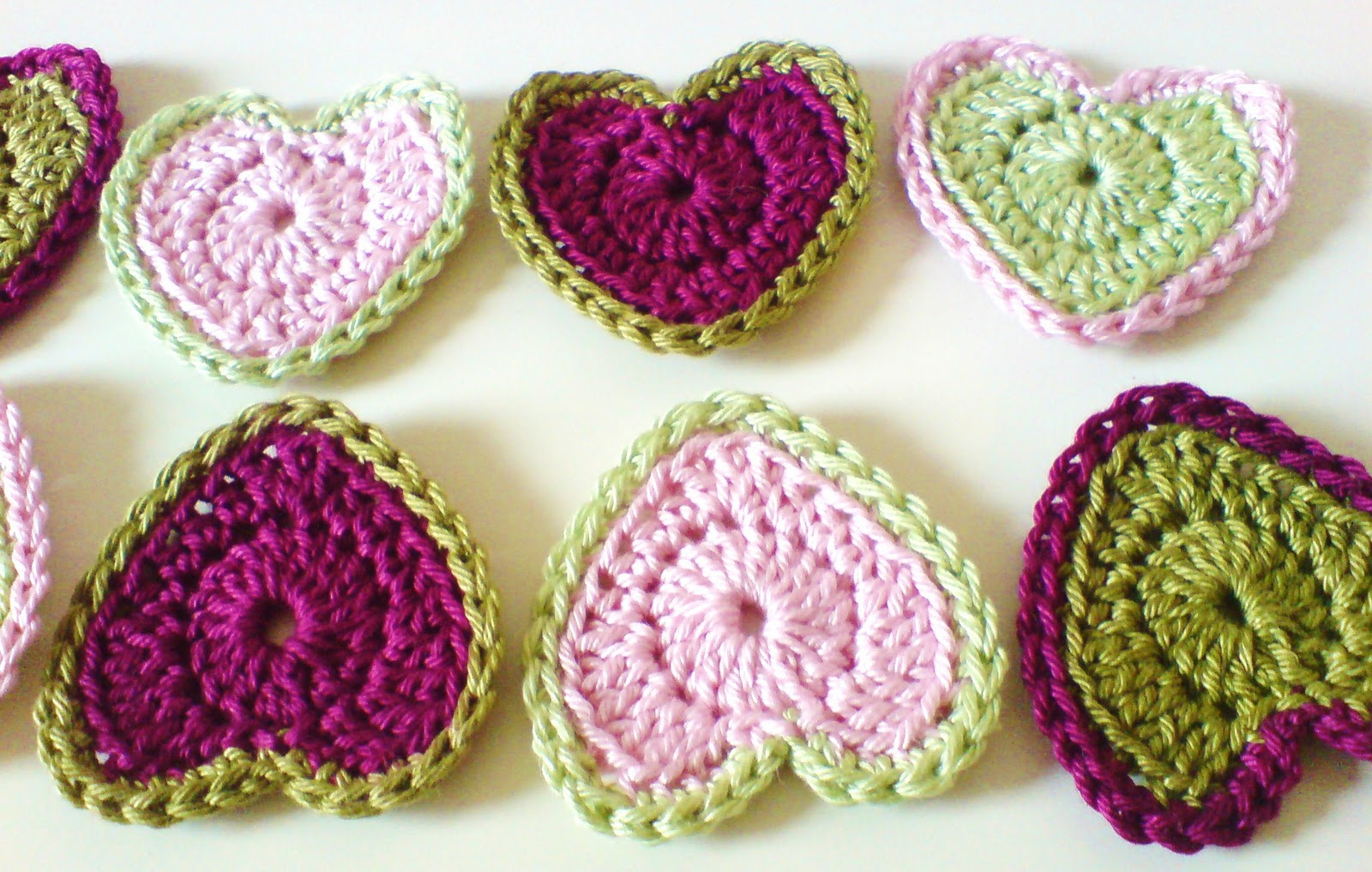 Crochet Heart Patterns Microcknit Creations Perfect Hearts Filling You With Love