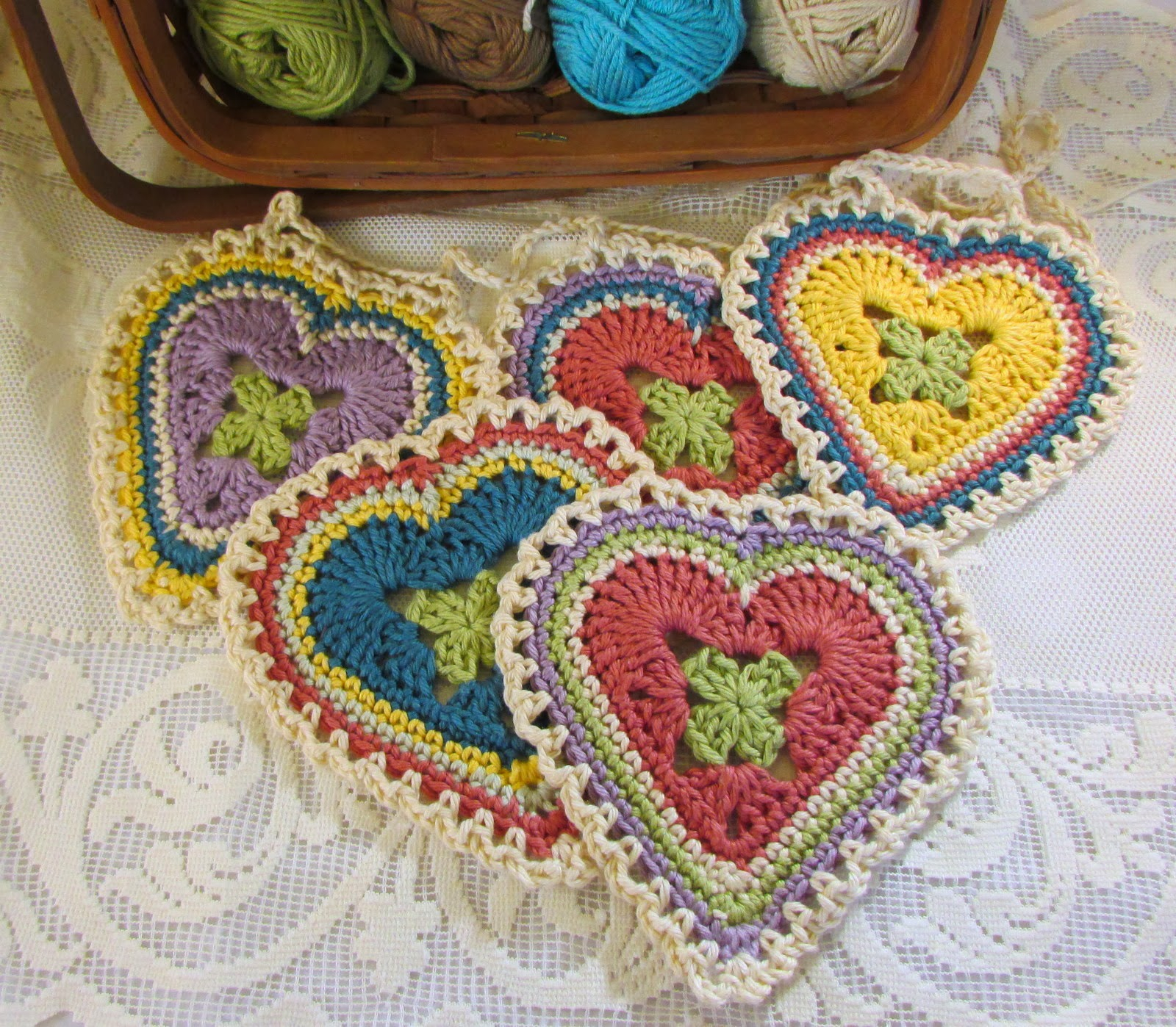 Crochet Heart Patterns Nancy Drew Designs Granny Sweet Heart Pattern