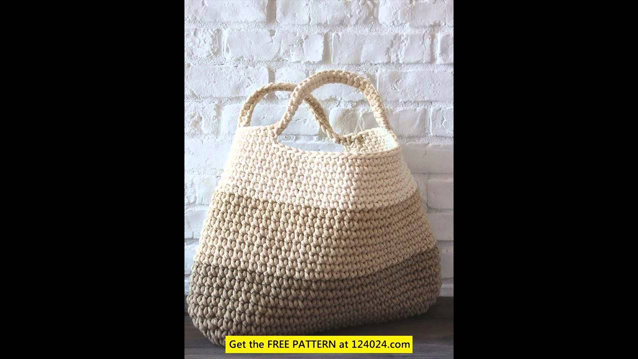 Crochet Hobo Bag Free Pattern Crochet Hobo Bag Youtube