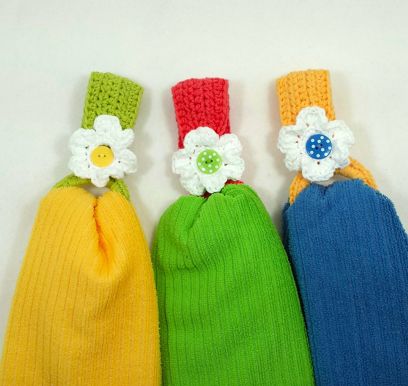 Crochet Holder Pattern Daisy Towel Holder Free Crochet Pattern Crochetkim