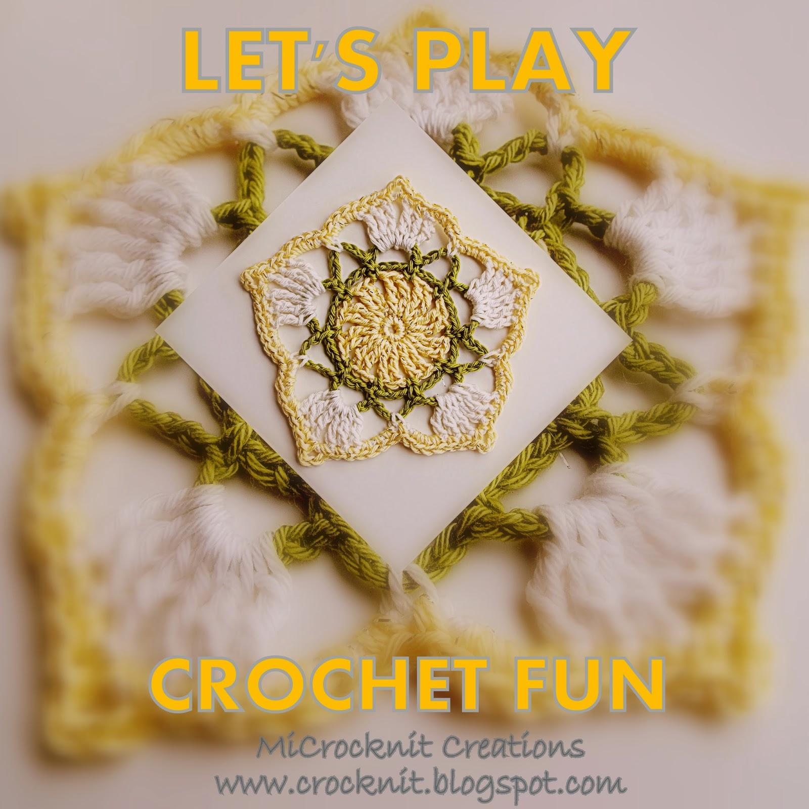 Crochet Home Decor Free Patterns Microcknit Creations Lets Play Crochet Fun Free Pattern