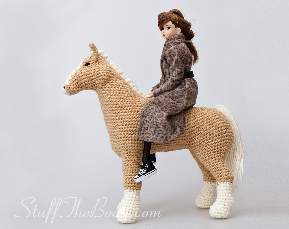 Crochet Horse Pattern Ab The Horse Amigurumi Pattern Stuff The Body