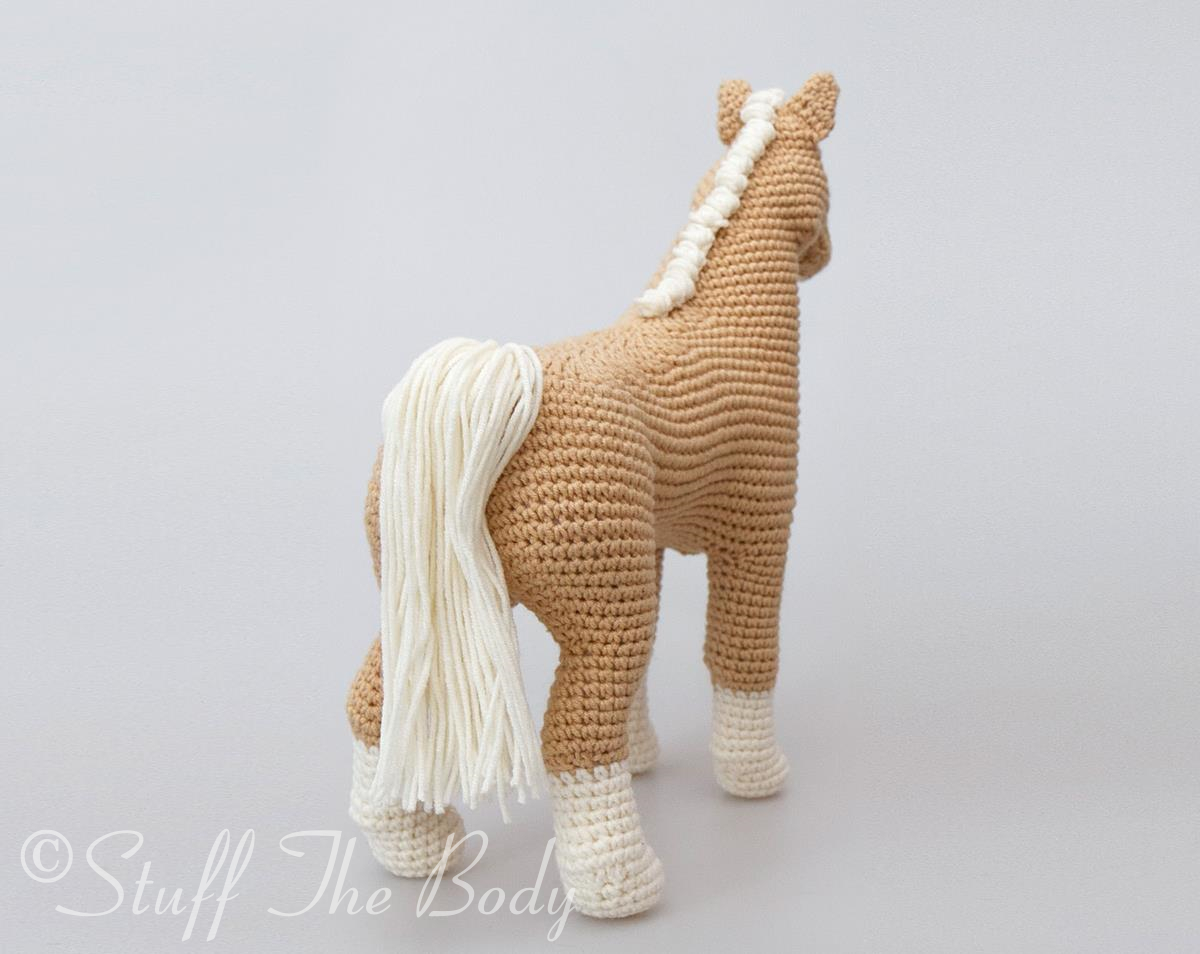 Crochet Horse Pattern Ab The Horse Amigurumi Pattern Stuff The Body