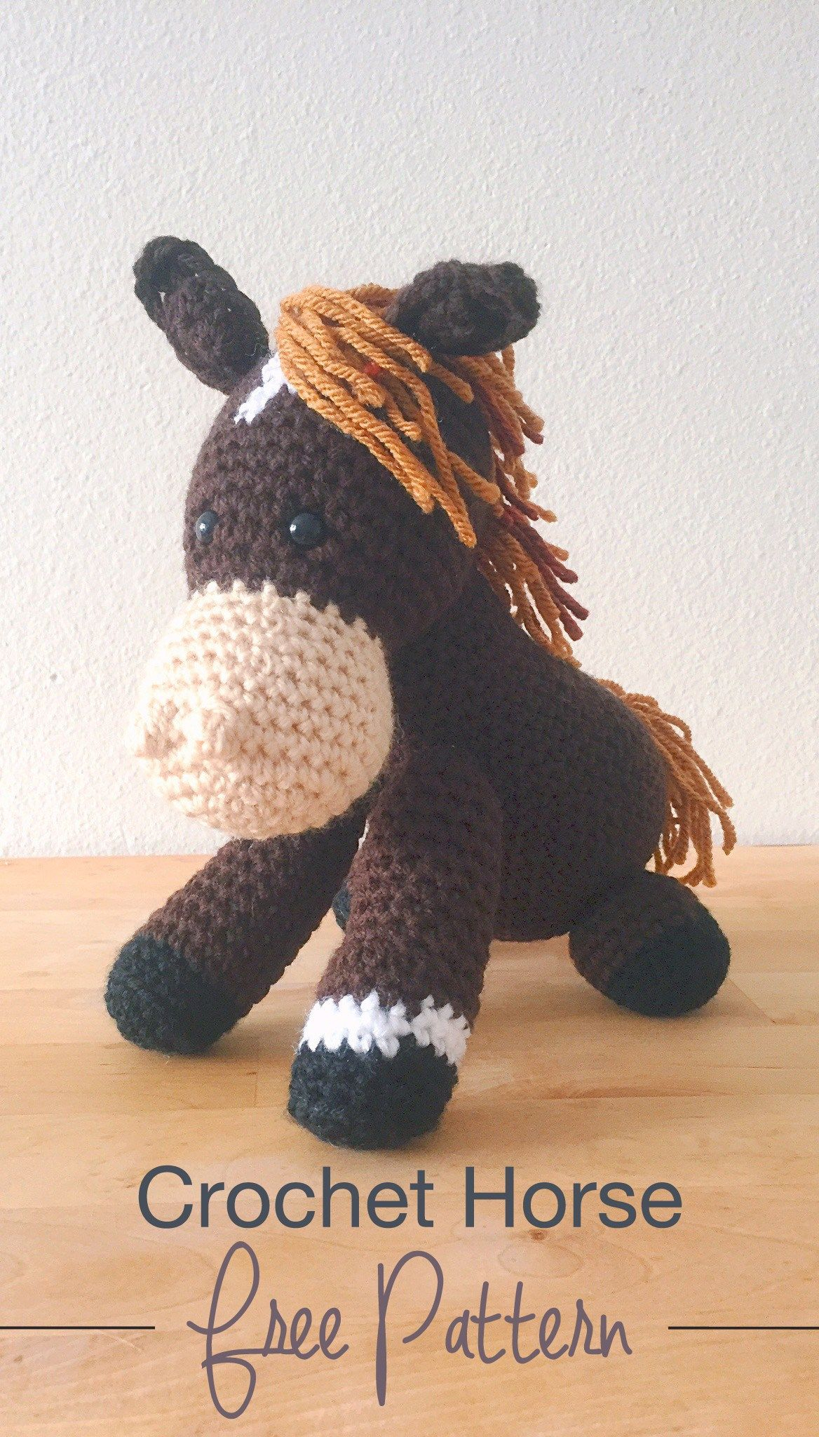 Crochet Horse Pattern Crochet Horse Pattern Nenas Toys Pinte