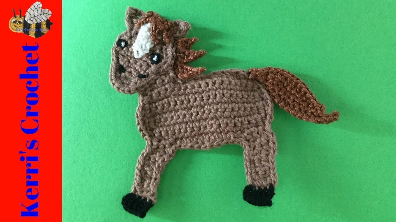Crochet Horse Pattern Crochet Horse Tutorial Youtube