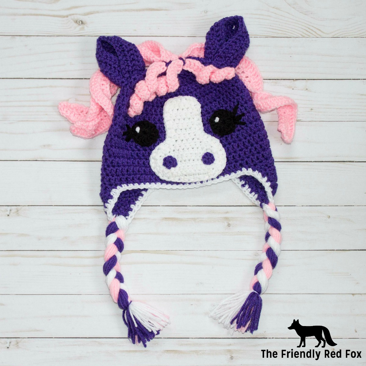 Crochet Horse Pattern Free Crochet Little Pony Hat Thefriendlyredfox