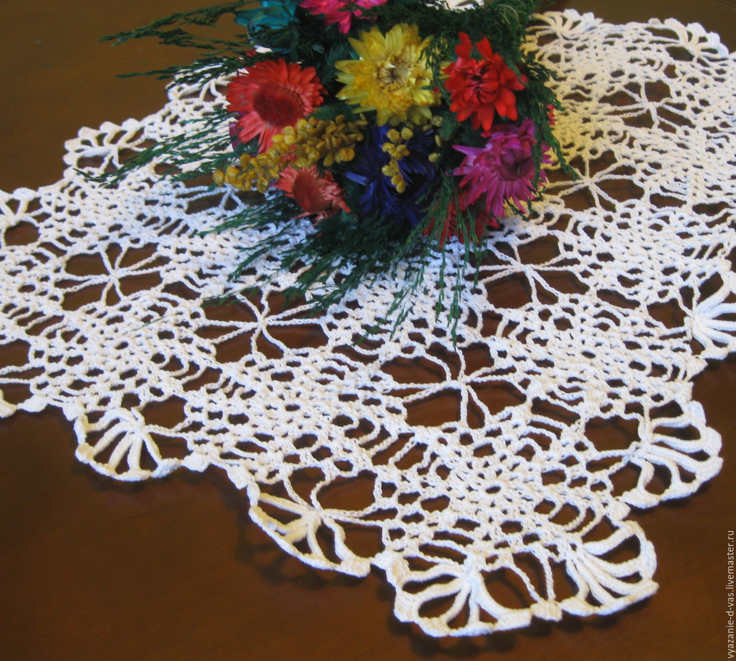 Crochet Lace Patterns Doily Crochet Rectangular White Lace Patterns Shop Online On