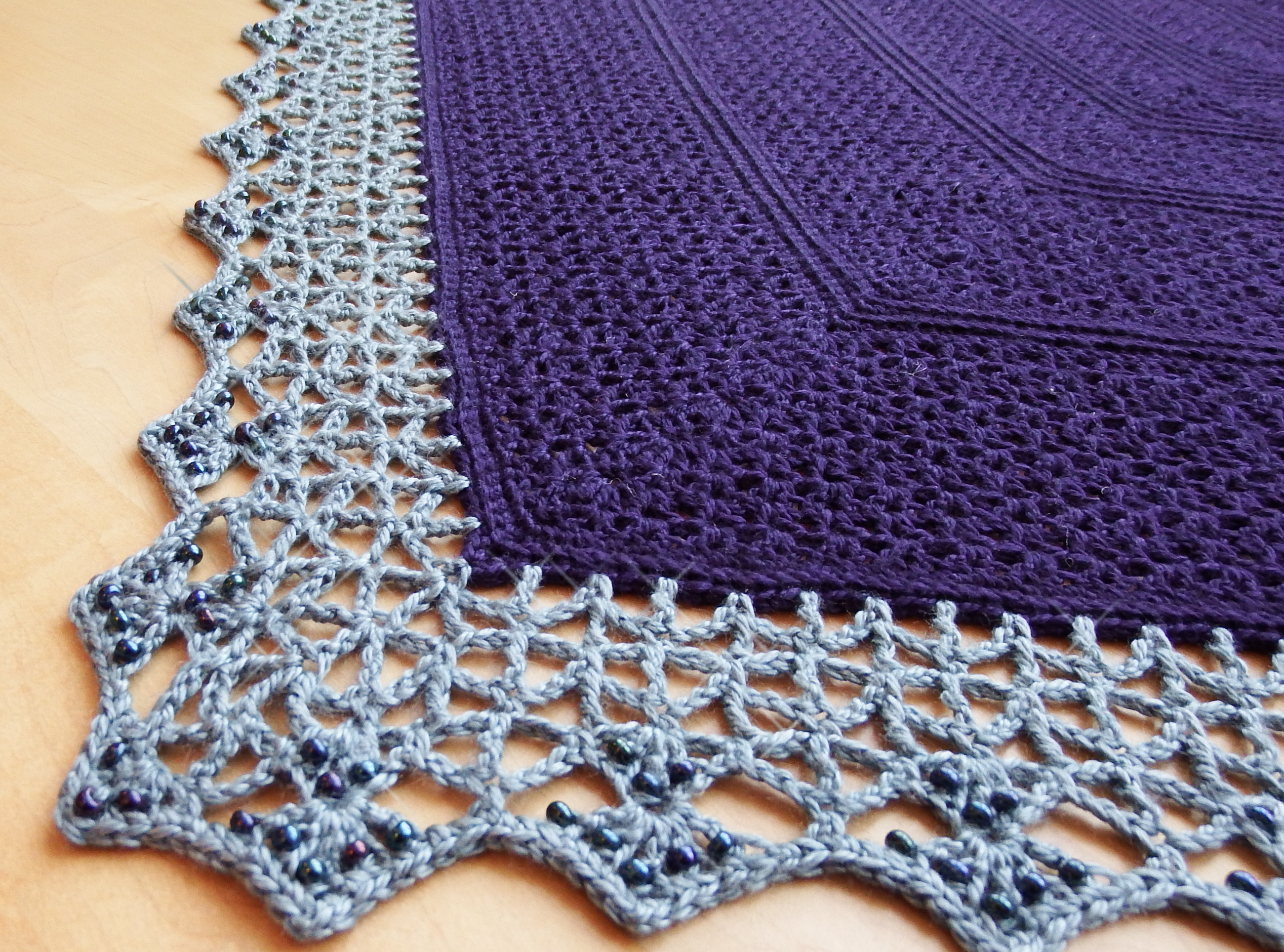 Crochet Lace Shawl Pattern Atlantic Lace Shawl Make My Day Creative